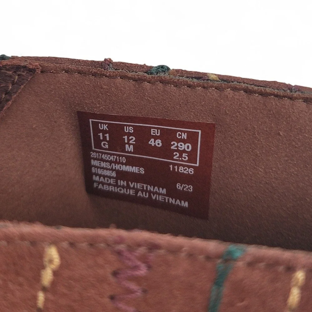 Clarks Mens 12 Desert Boot Suede Brown Chukka‎ Casual Classic Crepe Sole